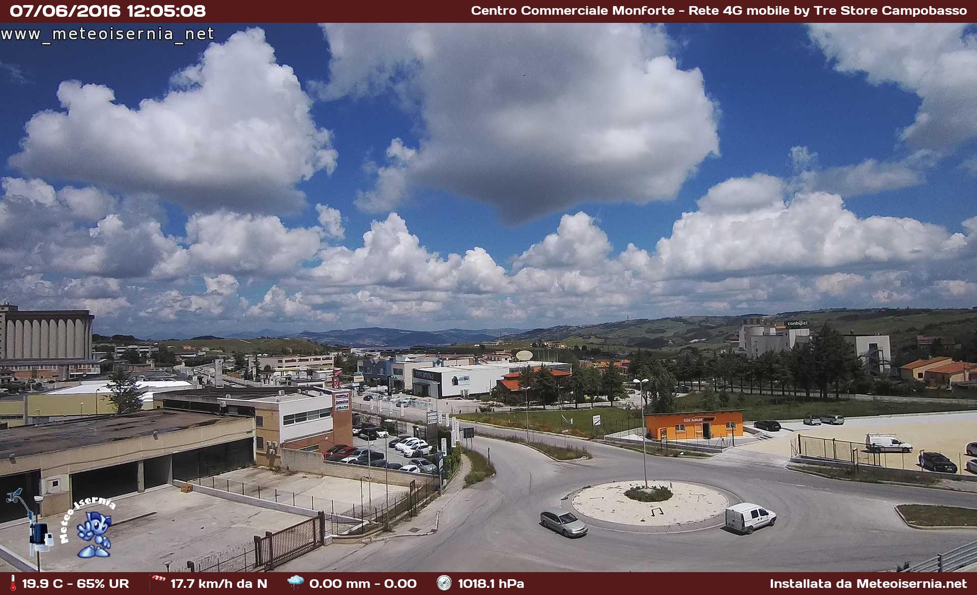 Webcam Meteo Turistica di Campobasso Centro