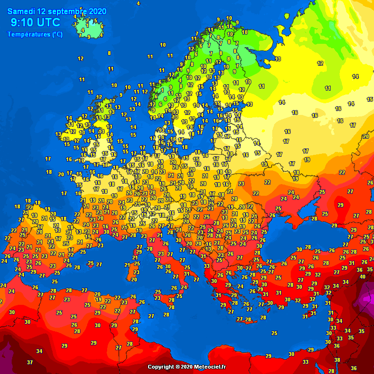 Temperature Europa