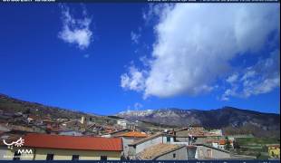 Webcam di Pietraroja BN panorama verso Monte Mutria