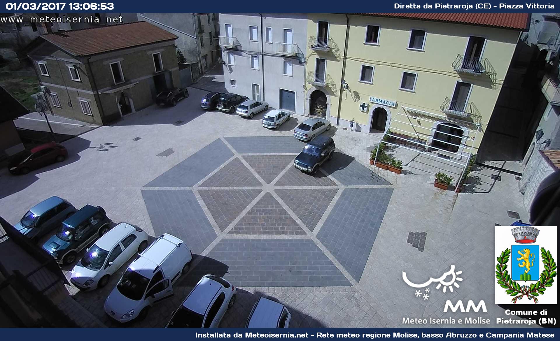 Webcam di Pietraroja Piazza Vittoria